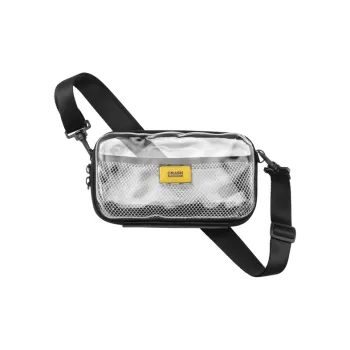 CrashBaggage PC Small Square Bag Camera Bag Shoulder Bag Crossbody Bag Small Size Unisex Transparent