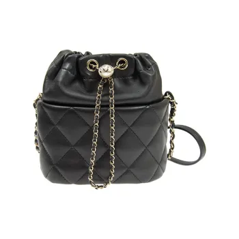 CHANEL Drawstring Crossbody Bags