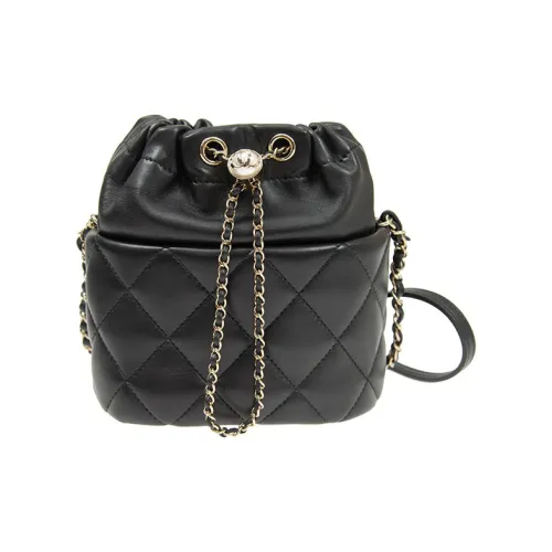 CHANEL Drawstring Crossbody Bags