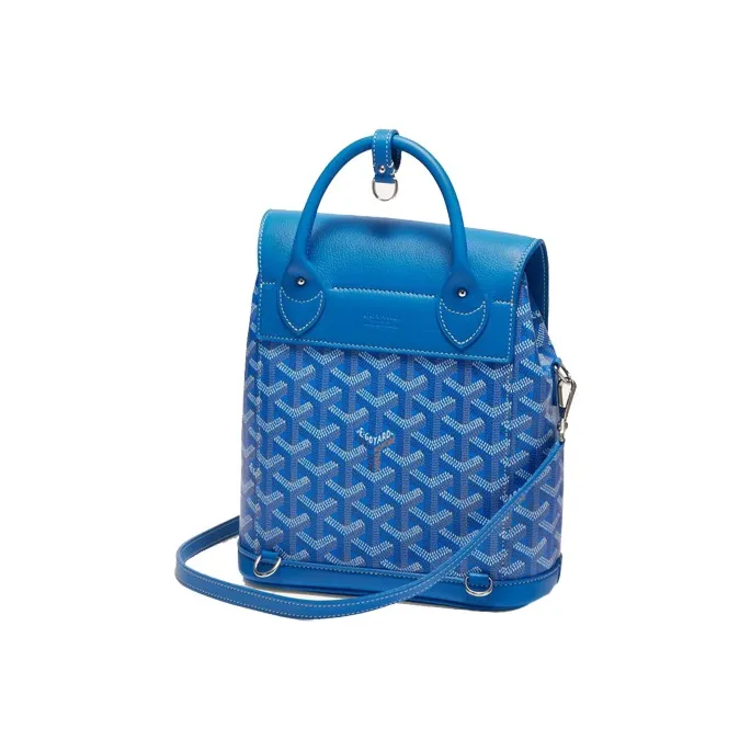 GOYARD Alpin Cow Leather Backpack Mini Women's Sky Blue-1