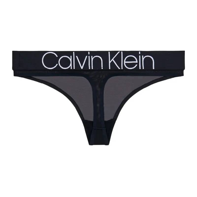 KITH Women's For Calvin Klein Mesh Thong 'Black'-1
