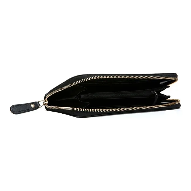 GUCCI Cow Leather Wallet Men's Black-2