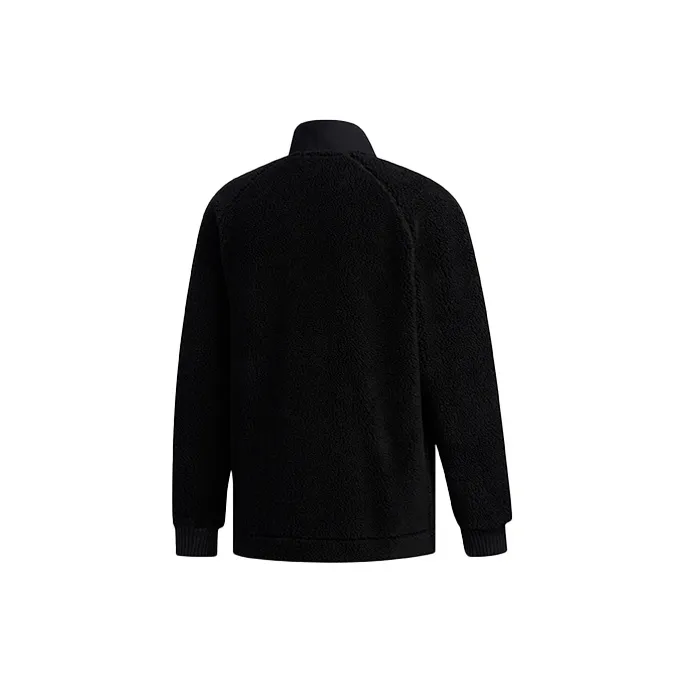 Adidas Velvet Jackets Men Black-1