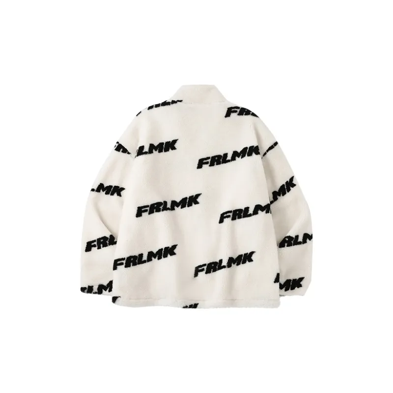 FRLMK Puffer Jackets Unisex White-1