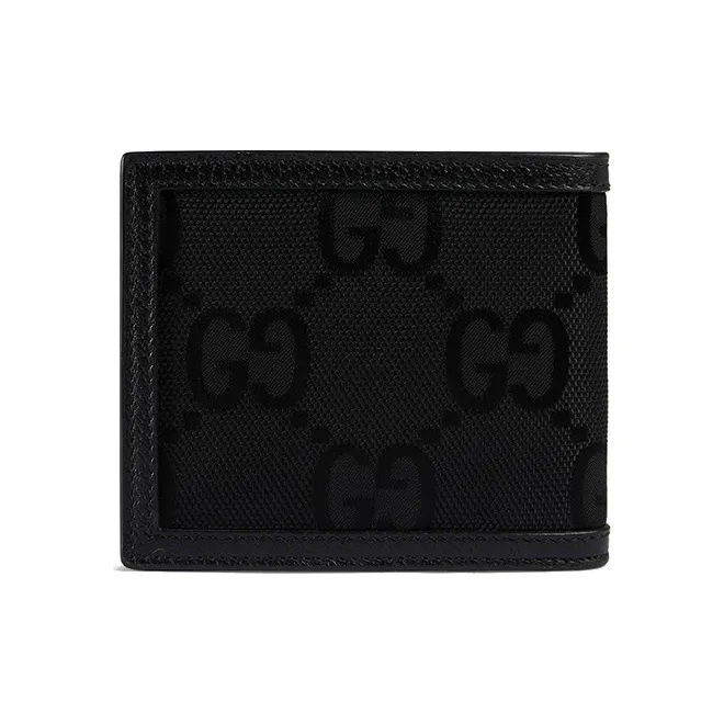 GUCCI Off The Grid Nylon With Leather Wallet Men's Black-2