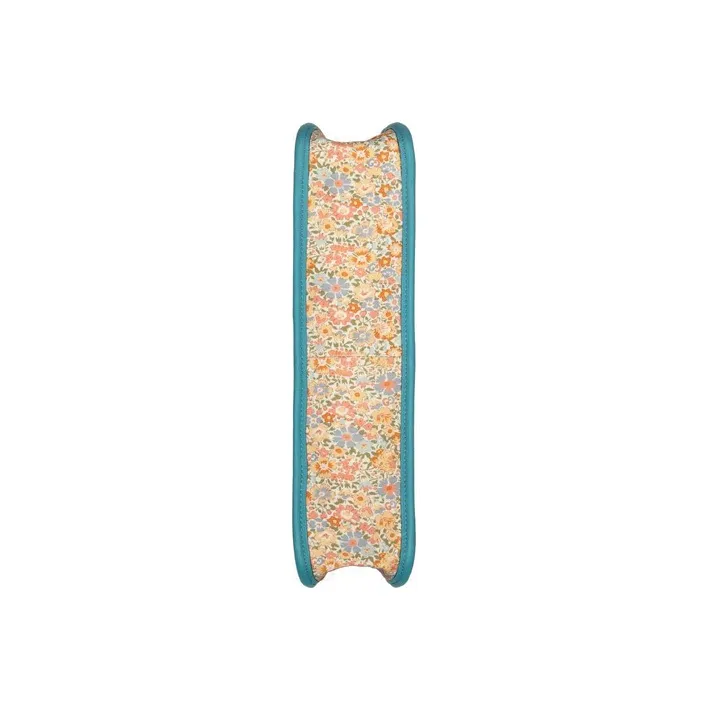 GUCCI Liberty Collaboration Fabric With Leather Tote Bag Shopping Bag Handbag Kids' Light Pink/Light Blue-4