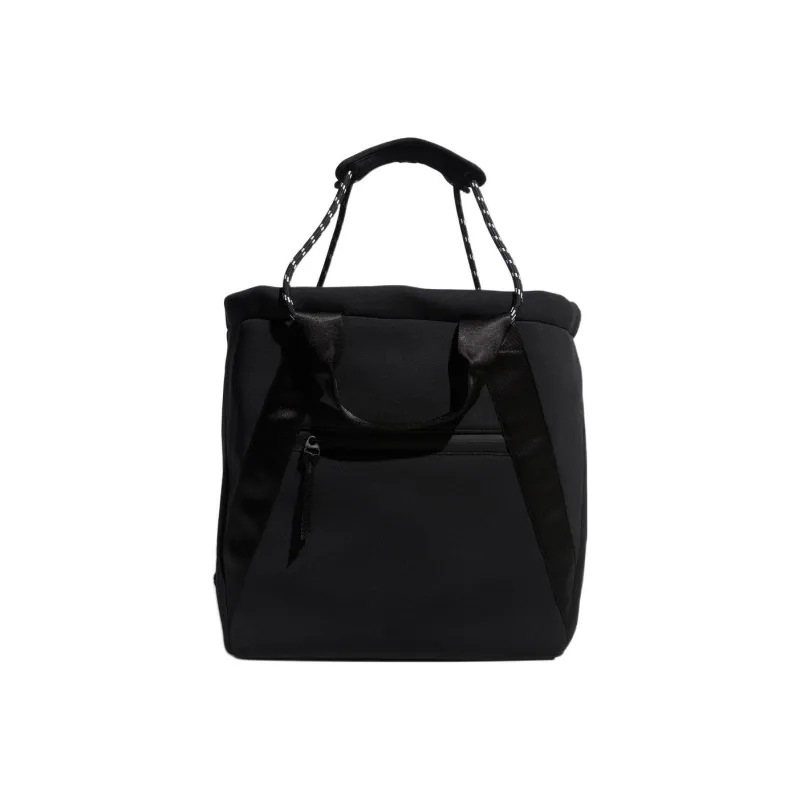 Adidas Polyester Tote Bag, Shopping Bag, Shoulder Bag, Handbag Regular Unisex Black-1