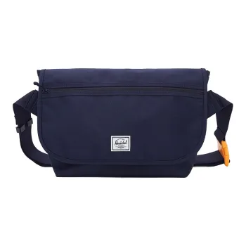 Herschel Polyester Messenger Bag Shoulder Bag Medium Size Unisex Blue