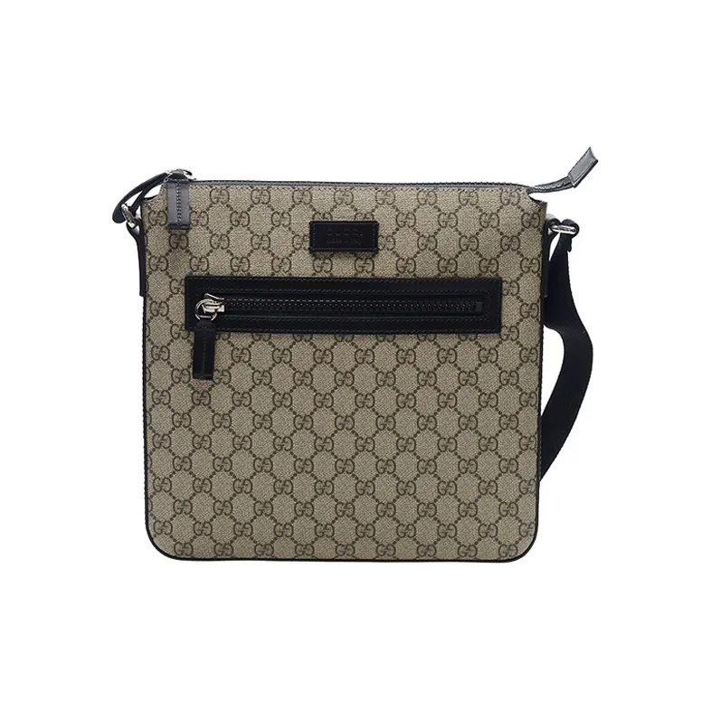 GUCCI PVC Messenger Bag Shoulder Bag Crossbody Bag Small Size Men's Ebony/Black-0