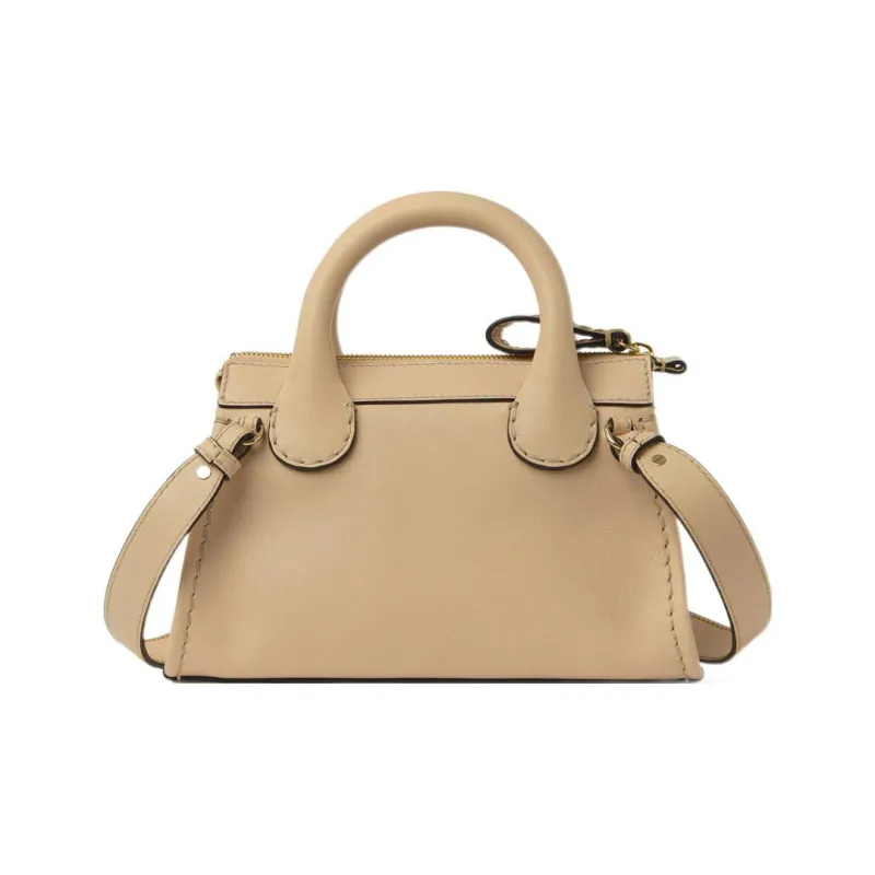 Chloe Chloé Handbag Edith Buffalo Leather Handbag Mini Women's Light Umber-1