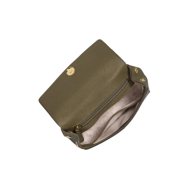 MICHAEL KORS MK Ava Leather Handbags Shoulder Bag Crossbody Bag Extra Small Women's Olive Green-1