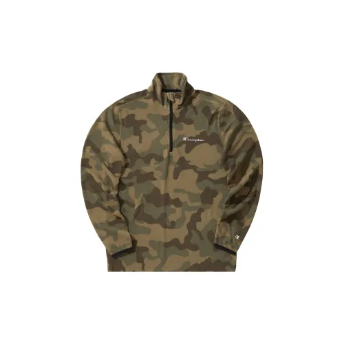 Champion Velvet Jackets Unisex Green Camouflage