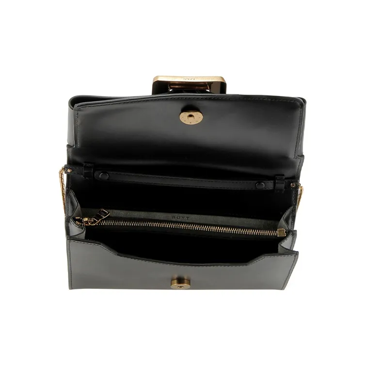 BOYY Leather Crossbody Bag Shoulder Bag Women's Black-3
