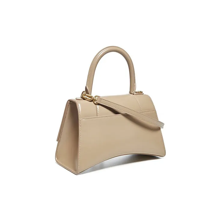 Balenciaga Leather One Shoulder Handbags Women's Brown-1