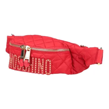 MOSCHINO Fabric Sling Bag Shoulder Bag Crossbody Bag Fanny Pack Women's Red