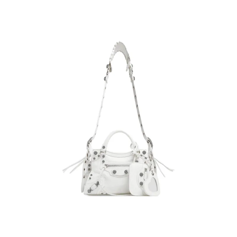 Balenciaga Neo Cagole Handbag Xs White-0