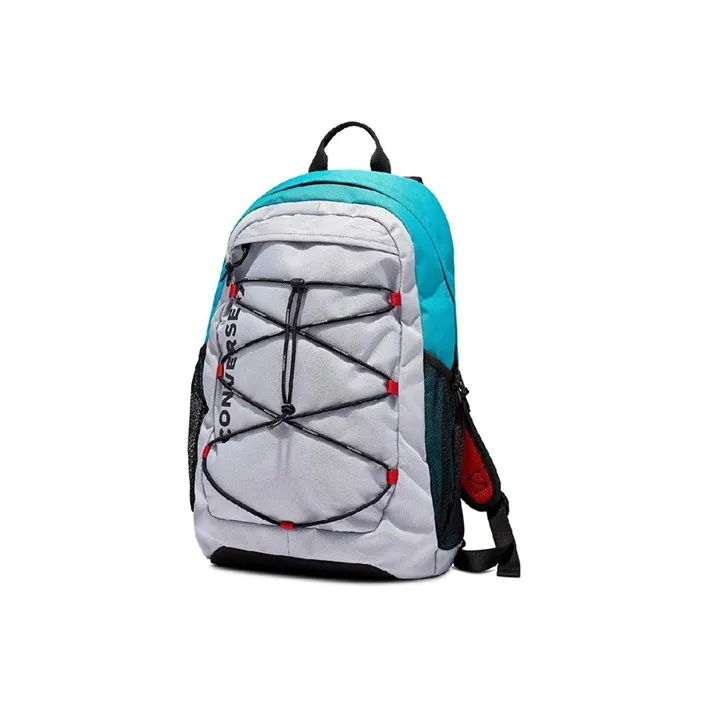 Converse Polyester Backpack Regular Unisex Gray Blue-2
