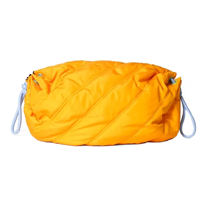 GANNI Recycled Polyester Crossbody Bag Shoulder Bag Unisex Yellow & Orange-1