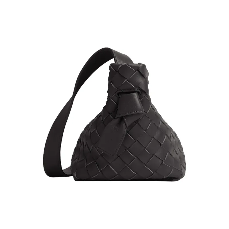 Bottega Veneta Lambskin Lace Up Bag, Crossbody Bag, Shoulder Bag Women's Black-1