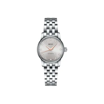 MIDO Baroncelli Collection Automatic Mechanical Movement Women's Watch Watch 29mm Silver Dial