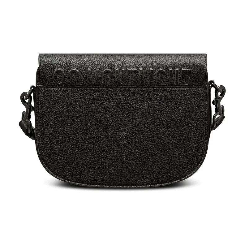 DIOR Bobby Grained Calfskin Shoulder Bag Crossbody Bag Medium Size Women's Pure Black-2