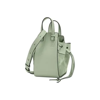 LOEWE Grained Calfskin Handbag Mini Women's Light Green