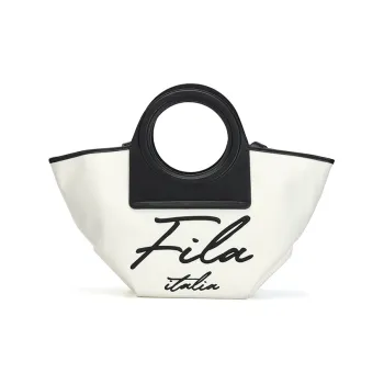 FILA PU Shoulder Bag, Handbag Women's Calamus White