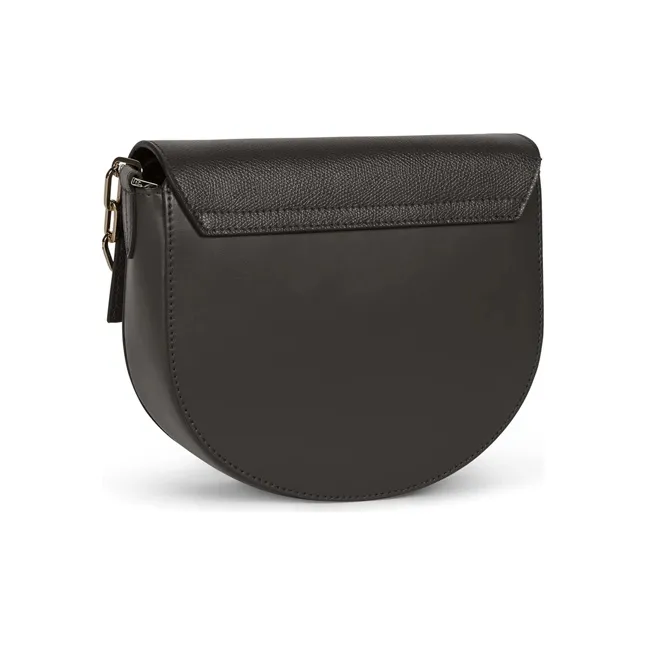 Furla Cow Leather Crossbody Bag Mini Women's Black-1