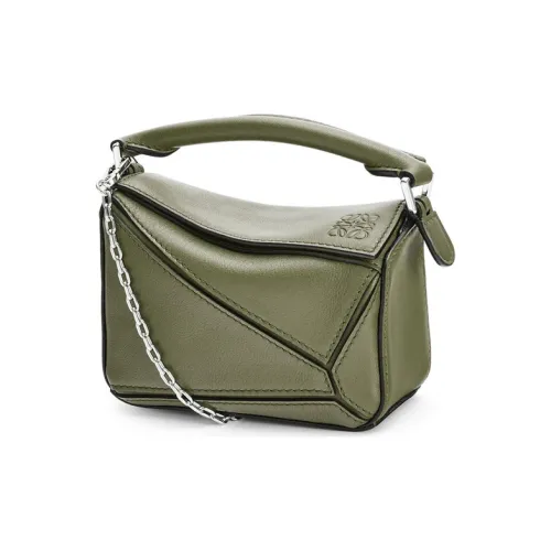 LOEWE Puzzle Calfskin Geometric Bag Puzzle Bag Handbag Shoulder Bag Crossbody Bag Nano Women's Jasper