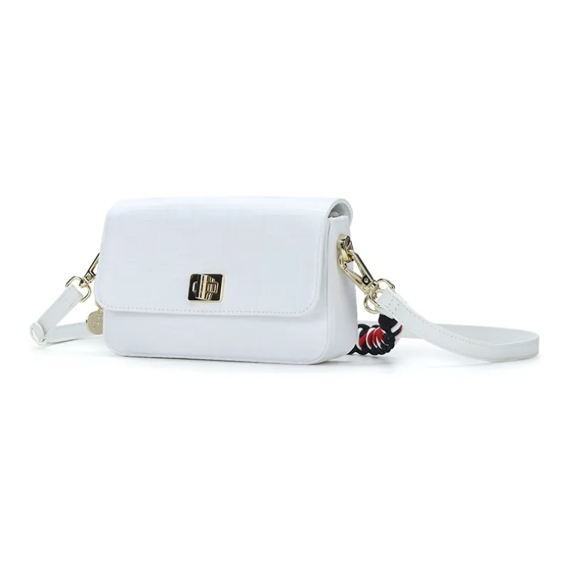FILA PU Shoulder Bag, Crossbody Bag, Handbag Regular Women's Standard White-1