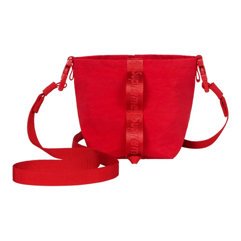Supreme Nylon Fabric Bucket Bag, Shoulder Bag, Crossbody Bag Regular Unisex Black/Red/Green/Leopard Print-9