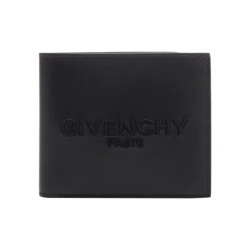 GIVENCHY Calfskin Wallets With Money Clip Women's Black