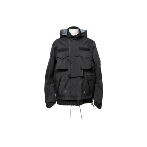 Sacai Jackets Men Black