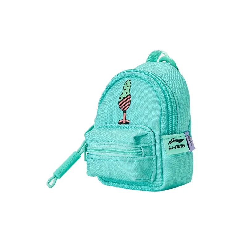 LiNing Li Ning X Steven Harrington Fabric Earphone Case Unisex Light Jade Green-1