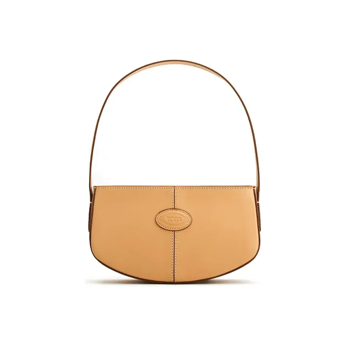 TOD'S Cow Leather One Shoulder Bag Women's Orange-0