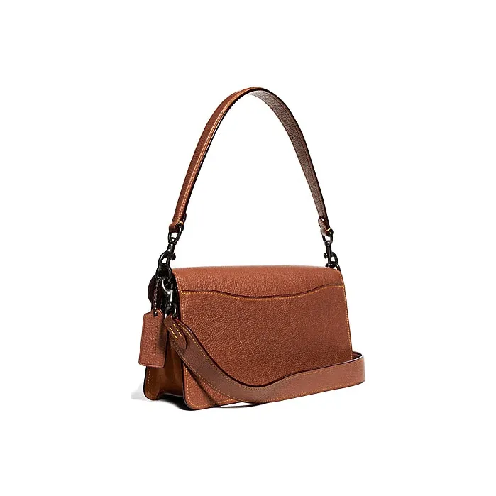 COACH Cow Leather Shoulder Bag Portable Crossbody Bag Shoulder Bag Women's Orange-2