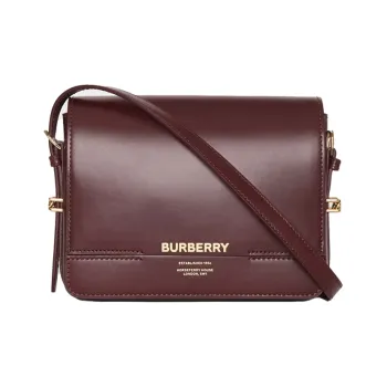 Burberry Calfskin Grace Bag Shoulder Bag Crossbody Bag Small Size Women's British Red
