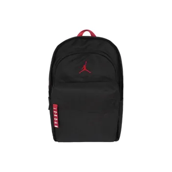 Jordan Polyester Backpack Regular Unisex Black Red