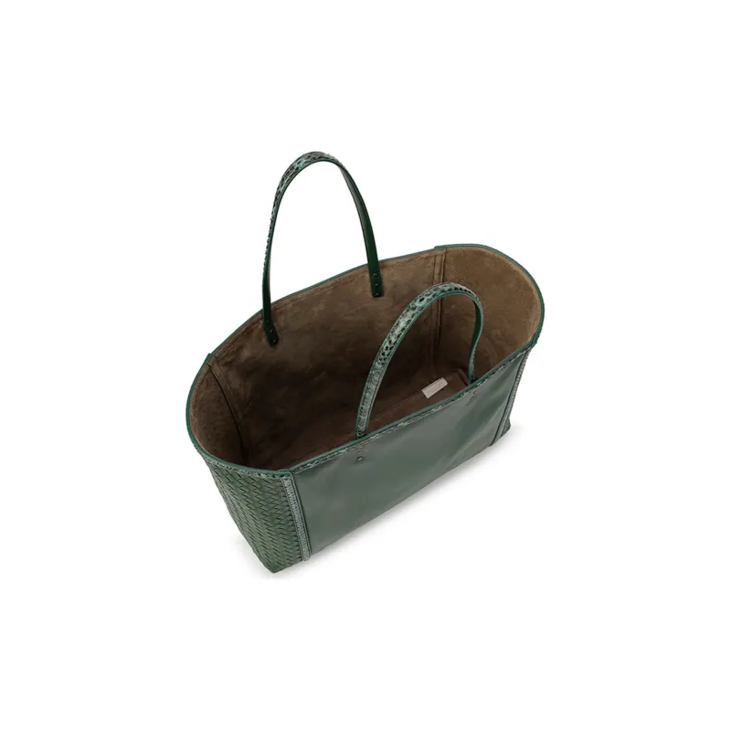 Bottega Veneta Leather Handbag Women's Green-2