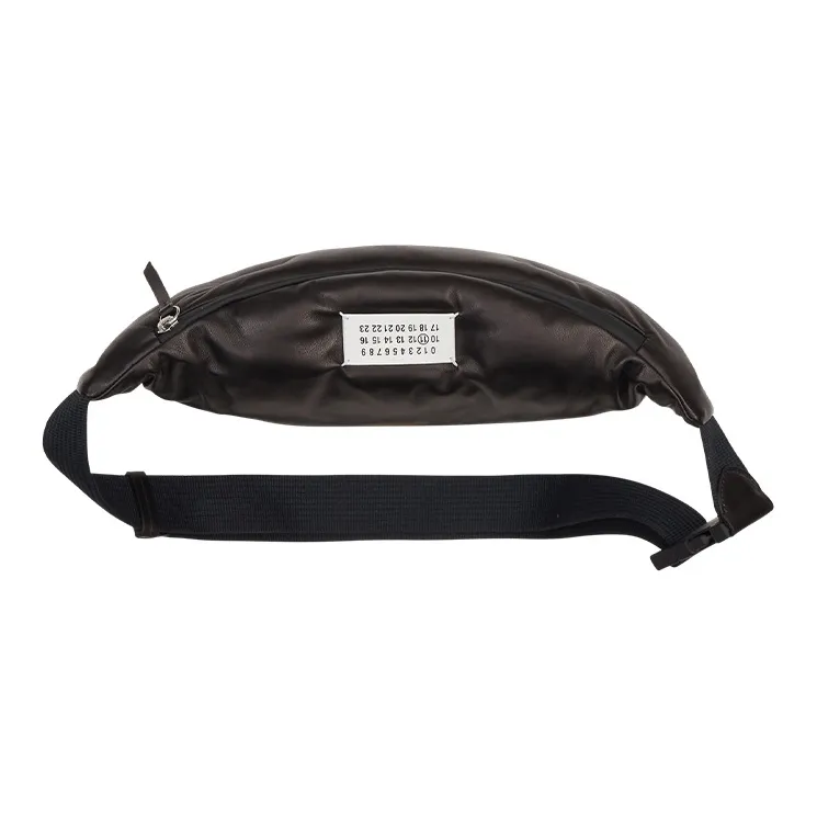 Maison Margiela Quilting Nappa Leather Fanny Pack Men's Black-2