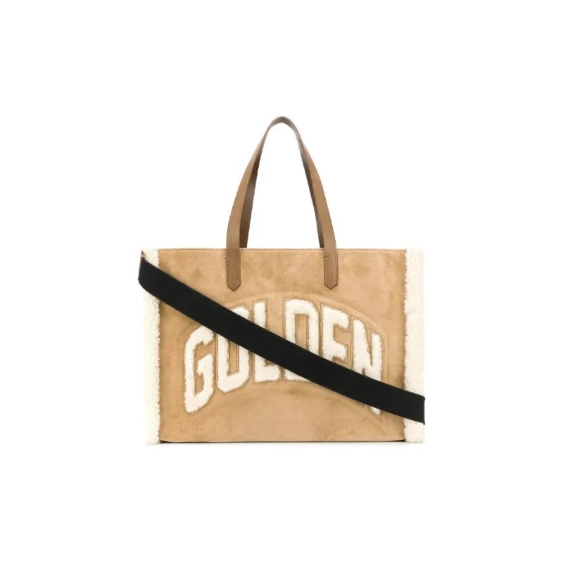 Golden Goose Logo Detailed Strapped Tote Bag-0