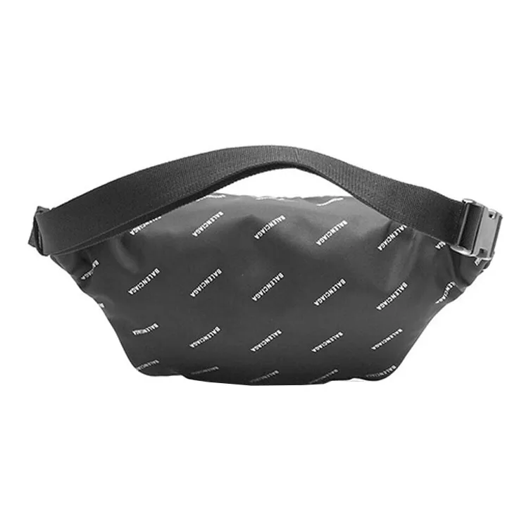 Balenciaga Fabric Crossbody Bag, Fanny Pack Unisex Black-3