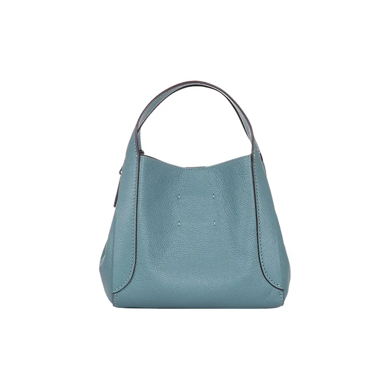 COACH Hadley Leather Hobo Bag Shoulder Bag Handbag Shoulder Bag Small Size Women's Blue-2