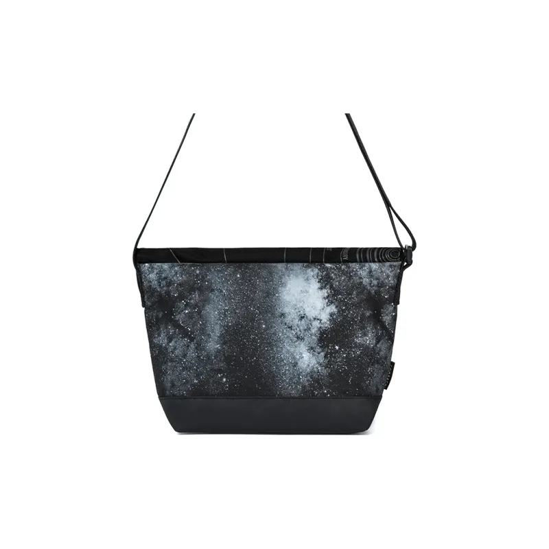 COMBACK Polyamide Shoulder Bag, Crossbody Bag Trumpets Unisex Black/White/Gray-3