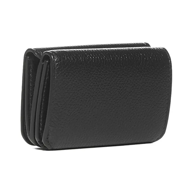 Balenciaga Cow Leather Wallet Women's Black-2
