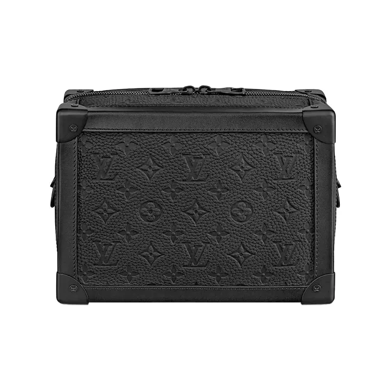 LOUIS VUITTON Soft Trunk Monogram Embossed Black-2