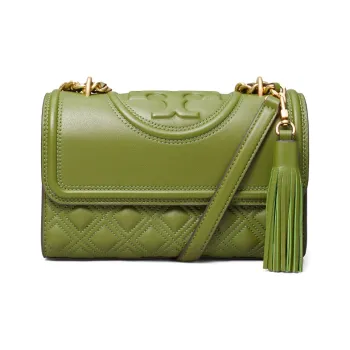 TORY BURCH Sheepskin Crossbody Bag Shoulder Bag Women's Green