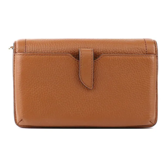MICHAEL KORS Jet Set Charm Leather Shoulder Bag Crossbody Bag Small Size Women's Brown-1