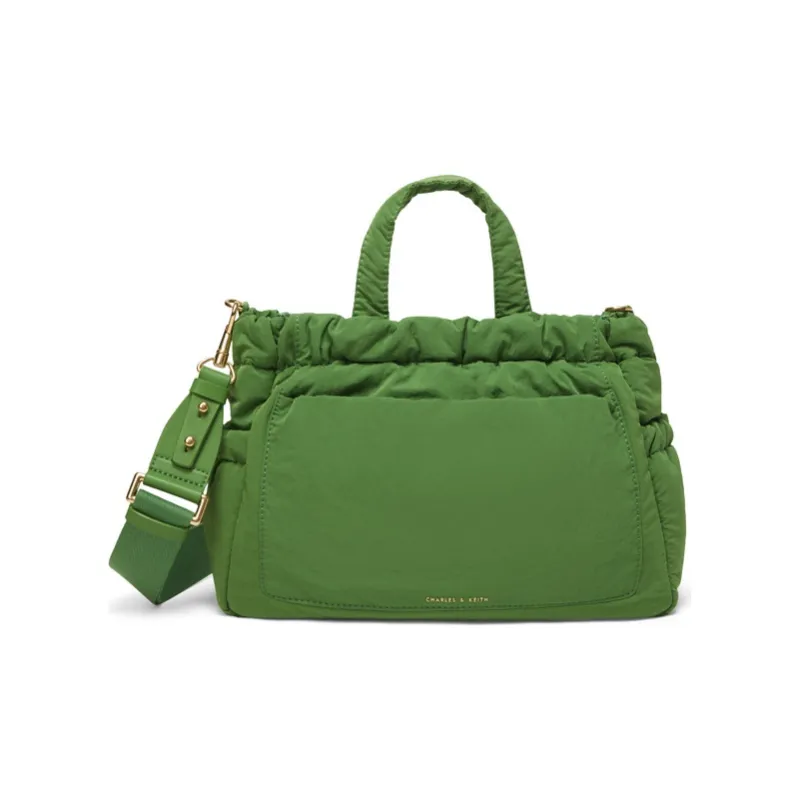 CHARLES&KEITH Fabric Portable One Shoulder Handbag Women's Multicolor-10