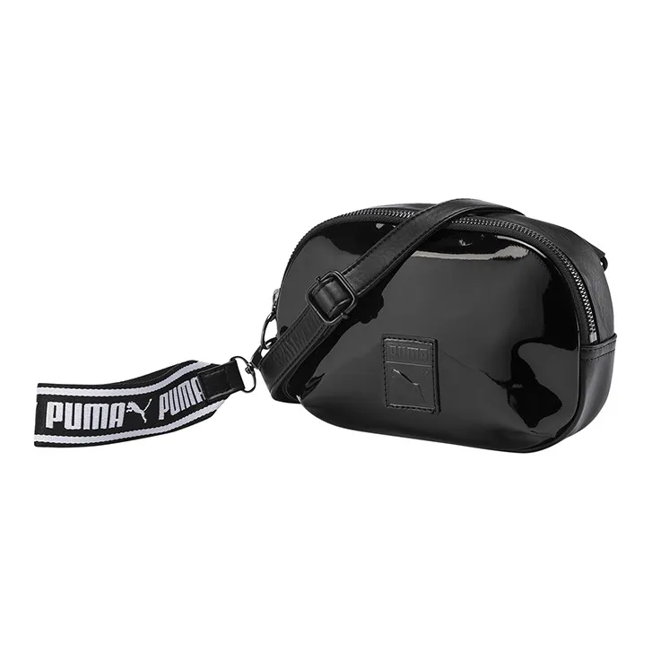 PUMA Artificial Leather Shoulder Bag Crossbody Bag Regular Women's Black-0